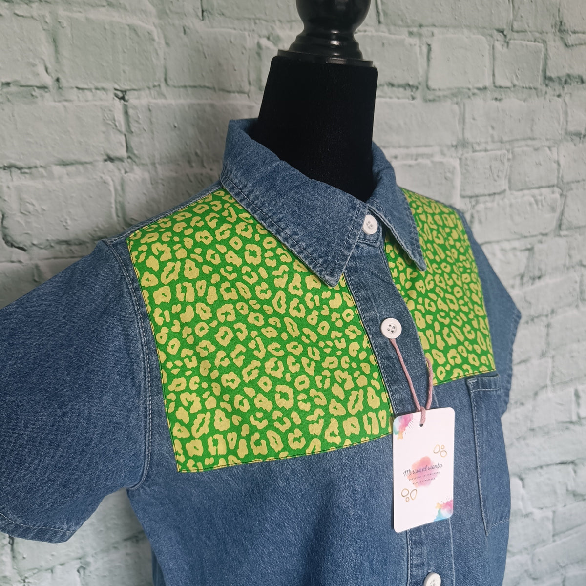 CAMISA LEOPARDO VERDE